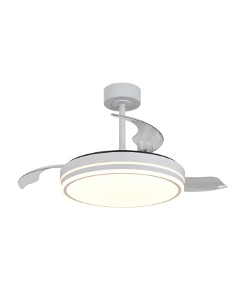 LUNA  S * VENTILADOR PEQUEÑO LED - BLANCO